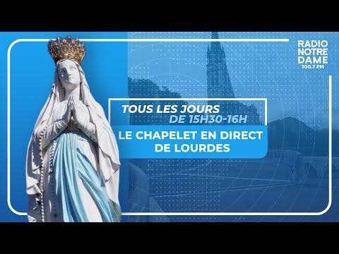 Chapelet en direct de Lourdes - Mystères Joyeux - 24/07/2023 🙏